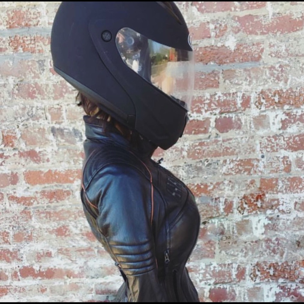 Genuine leather Harley Davidson motorcycle jacket! - Picture 1 of 5
